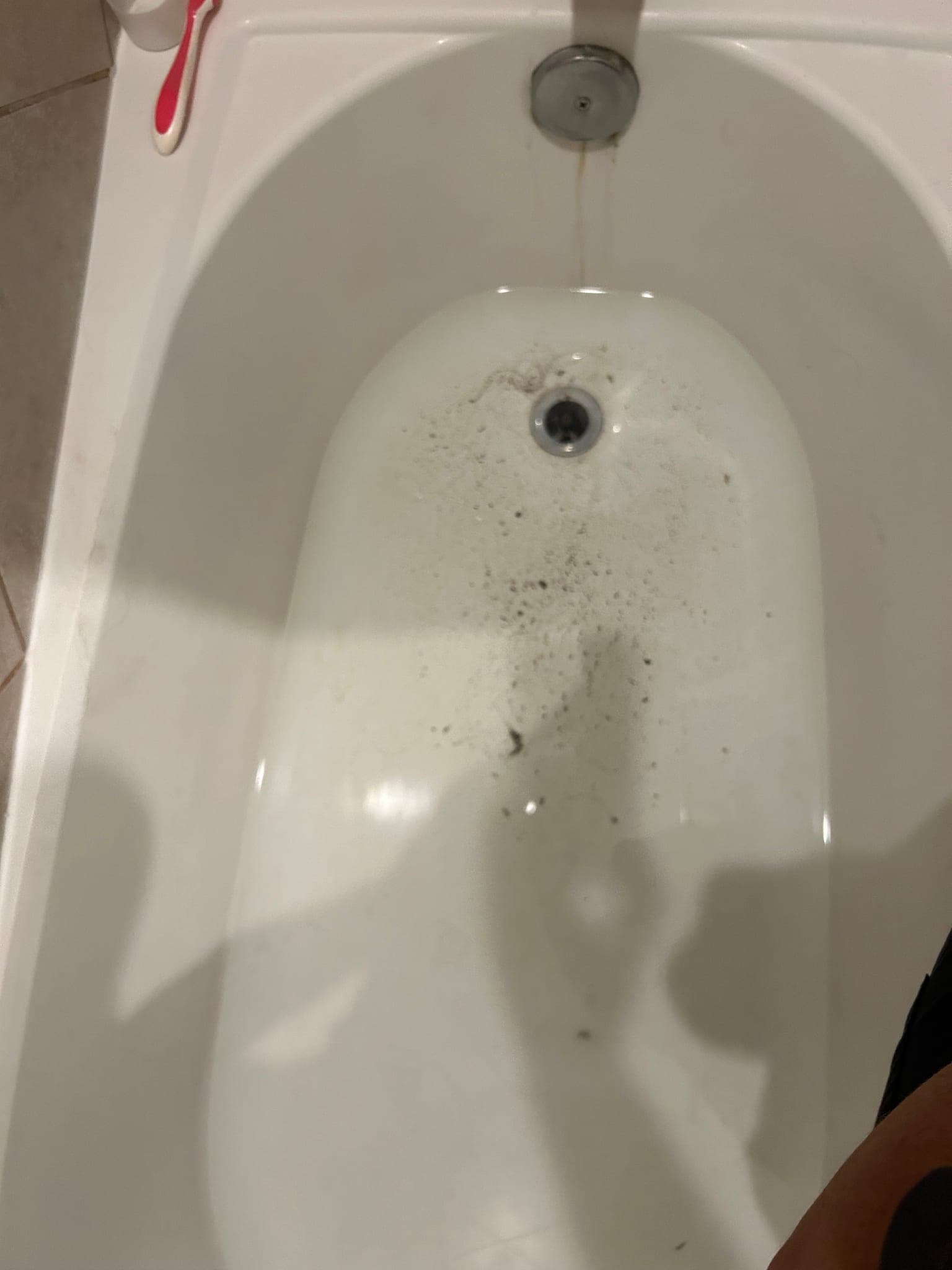 Second-Story Shower Drain Cleaning with Chain Auger in Fate, TX