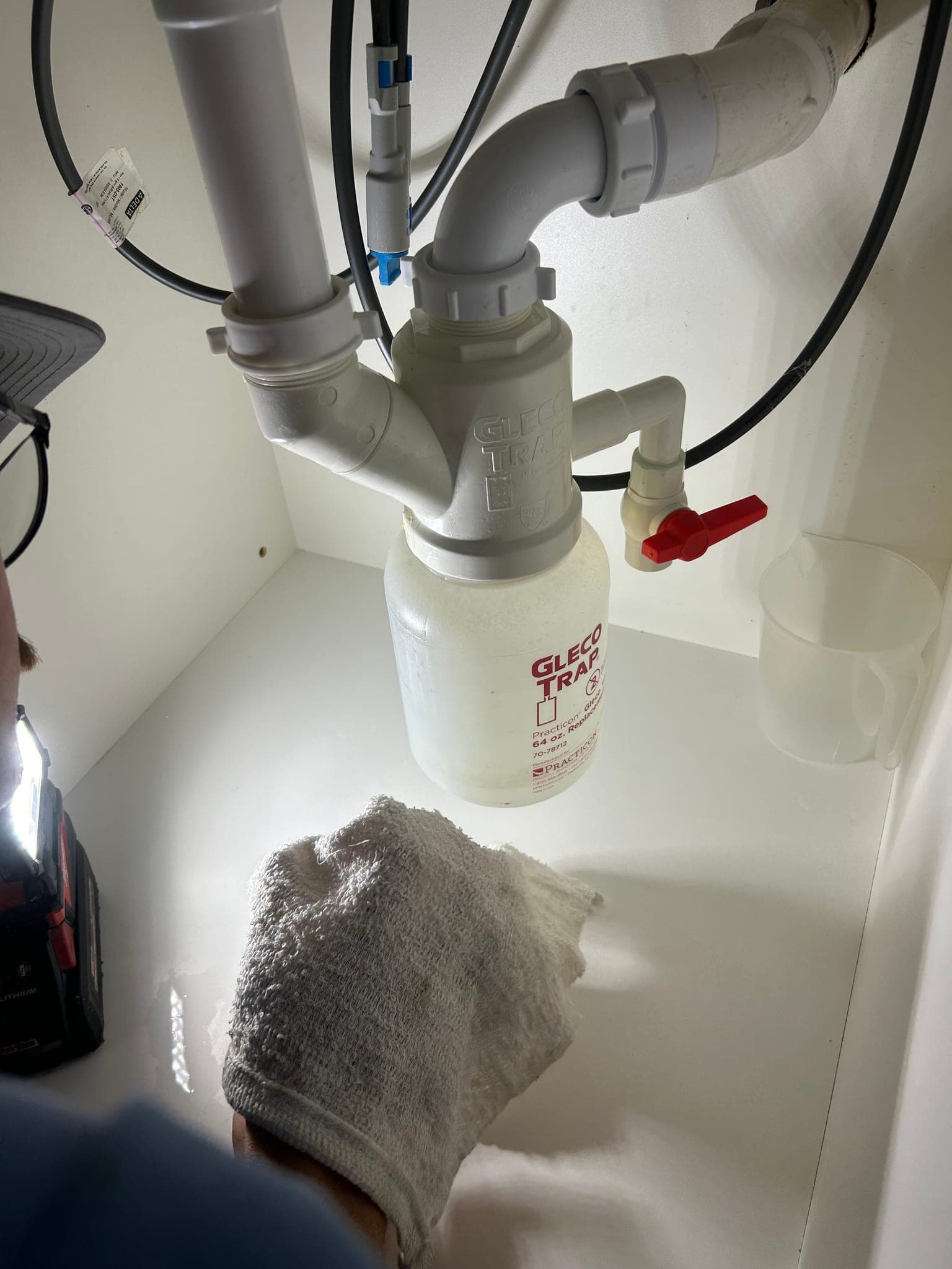 P-Trap Water Restoration for Sewer Gas Odor in McKinney, TX