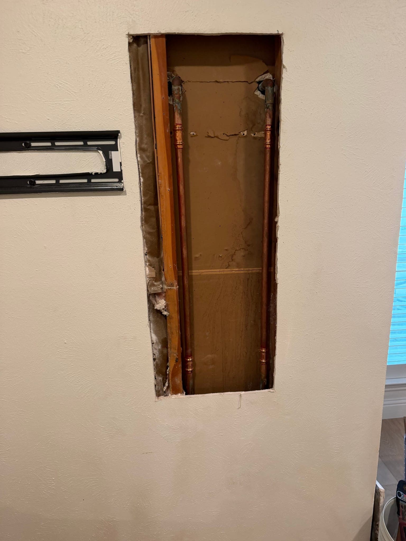 Copper Pipe Leak Repair Behind Tankless System in Dallas, TX