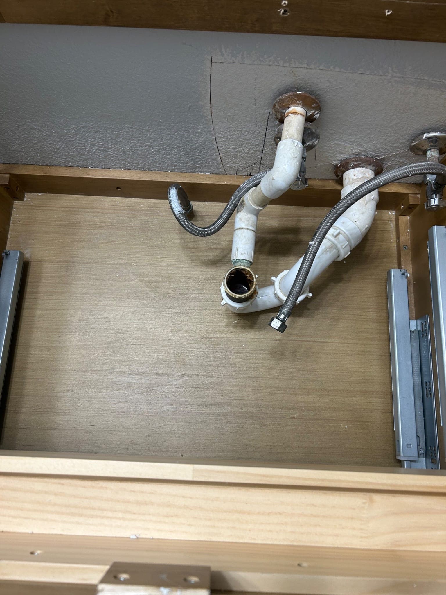 Double Vanity Drain Installation Assessment in Rockwall, TX
