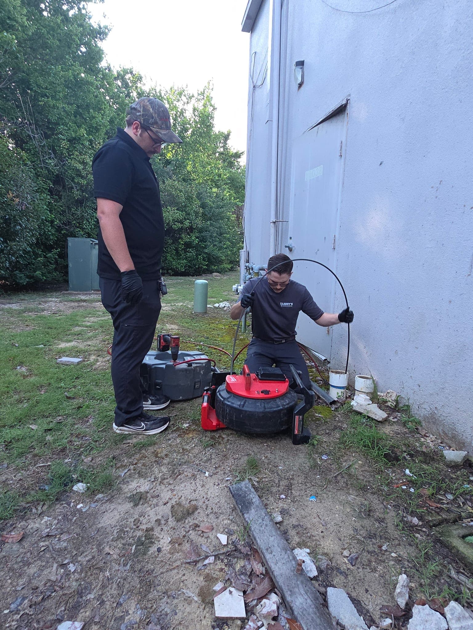 Drain Stoppage Clearing with Sewer Camera Inspection in Rockwall, TX