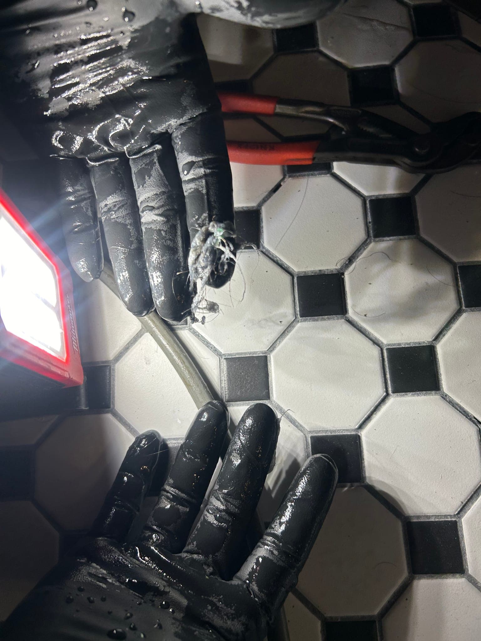 Shower Drain Clearing with Electric Snake in Plano, TX