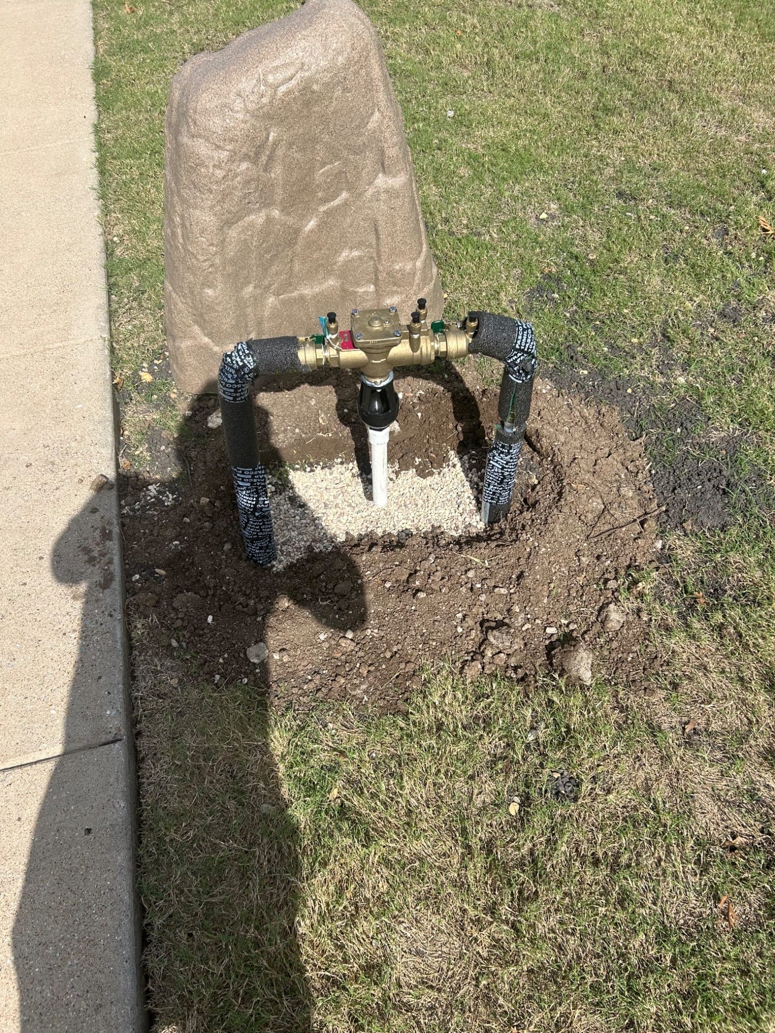 RPZ Relocation and House Valve Replacement in Rockwall, TX